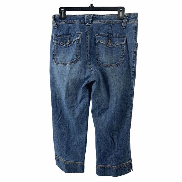 Gloria Vanderbilt Blue Jean Capri Pants Size 8 - Picture 2 of 6